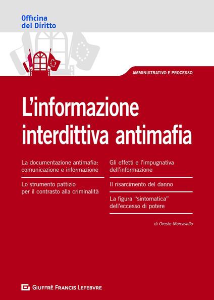 L' informazione interdittiva antimafia - Oreste Morcavallo - copertina