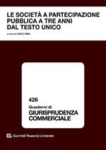 Le società a partecipazione pubblica a tre anni dal Testo Unico