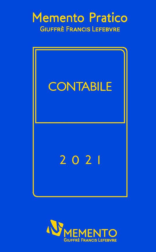 Memento pratico. Contabile 2021 - copertina