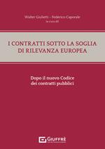 I contratti sotto la soglia di rilevanza europea dopo il nuovo Codice dei contratti pubblici