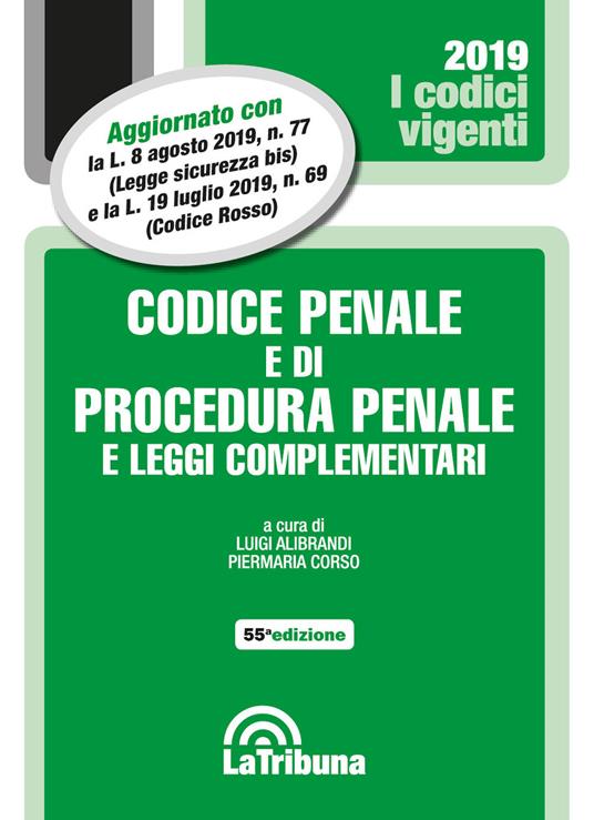 Codice penale e di procedura penale e leggi complementari - copertina