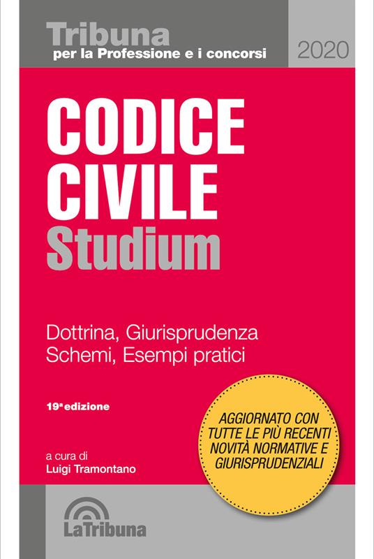 Codice civile Studium. Dottrina, giurisprudenza, schemi, esempi pratici - copertina