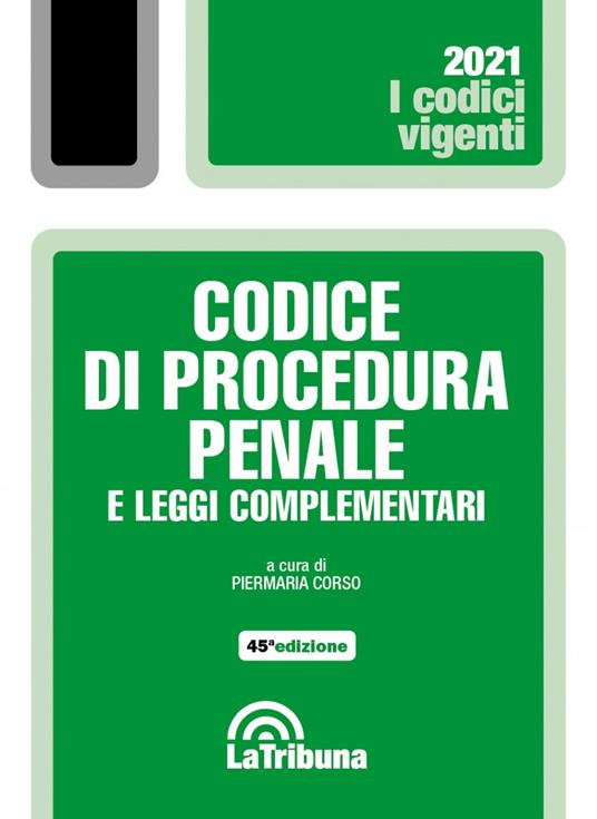 Codice di procedura penale e leggi complementari - copertina