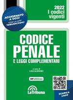 Codice penale e leggi complementari. Con App Tribunacodici