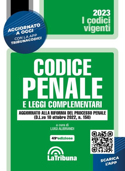 Codice penale e leggi complementari. Con App Tribunacodici - copertina