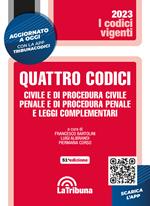 Quattro codici. Civile e di procedura civile, penale e di procedura penale e leggi complementari