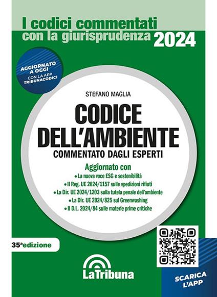 Codice dell'ambiente - Stefano Maglia - copertina