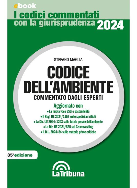 Codice dell'ambiente - Stefano Maglia - ebook