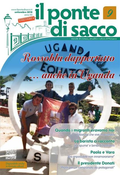 Il ponte di Sacco. Settembre 2018 - NuovaStampa - ebook