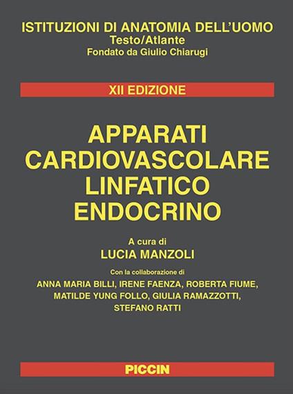 Apparati cardiovascolare linfatico endocrino - Giulio Chiarugi - copertina