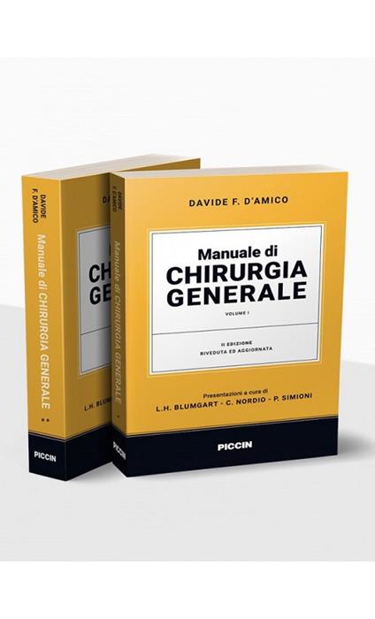 Manuale di chirurgia generale - Davide F. D'Amico - copertina