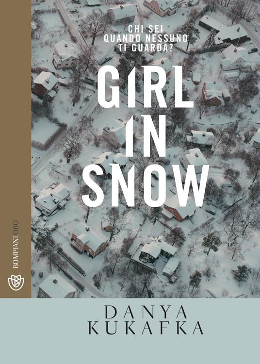 Girl in snow - Danya Kukafka - copertina