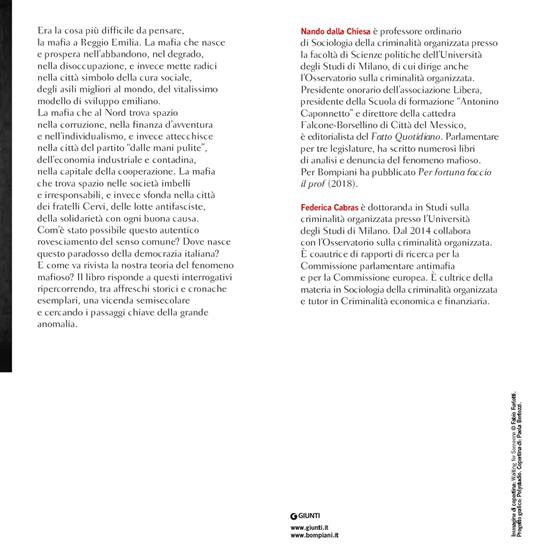 Rosso mafia. La 'ndrangheta a Reggio Emilia - Nando Dalla Chiesa - Federica  Cabras - - Libro - Bompiani - Overlook | laFeltrinelli