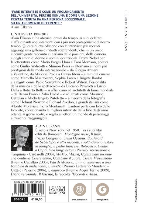 L' intervista 1989-2009 - Alain Elkann - 2