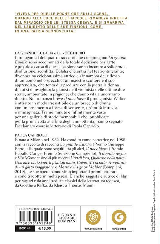 La grande Eulalia-Il nocchiero - Paola Capriolo - 2