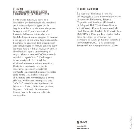 Persona. Soggettività nel linguaggio e semiotica dell'enunciazione - Claudio Paolucci - 3