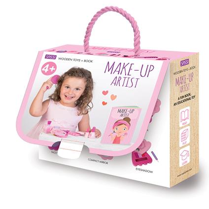 Make-up artist. Wooden toys. Ediz. a colori. Con Giocattolo - Ester Tomè - copertina