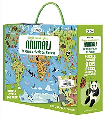 Animali. Le specie a rischio del pianeta. Viaggia, conosci, esplora. Con puzzle - Irena Trevisan,Gioia Alfonsi - 2