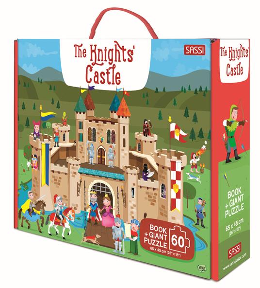 The knights' castle. Ediz. a colori. Con puzzle - Matteo Gaule - copertina