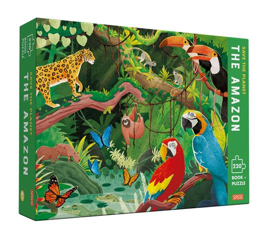 Save the planet. The Amazon. Ediz. a colori. Con puzzle - Valentina Bonaguro,Enrico Lorenzi - copertina