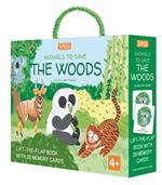 The woods. Animals to save. Ediz. a colori. Con 28 Memory cards