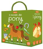 Il mondo dei pony. Q-box. Ediz. a colori. Con 10 figurine sagomate. Con puzzle