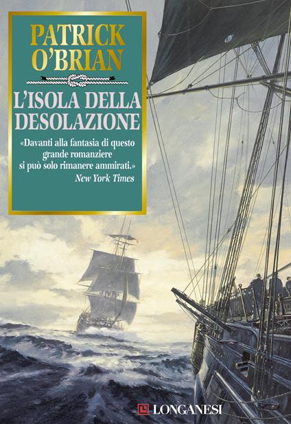 L' isola della desolazione - Patrick O'Brian - copertina