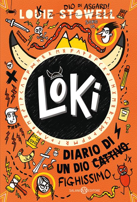 Loki. Diario di un dio fighissimo - Louie Stowell - copertina