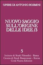 Nuovo saggio sull'origine delle idee. Vol. 3