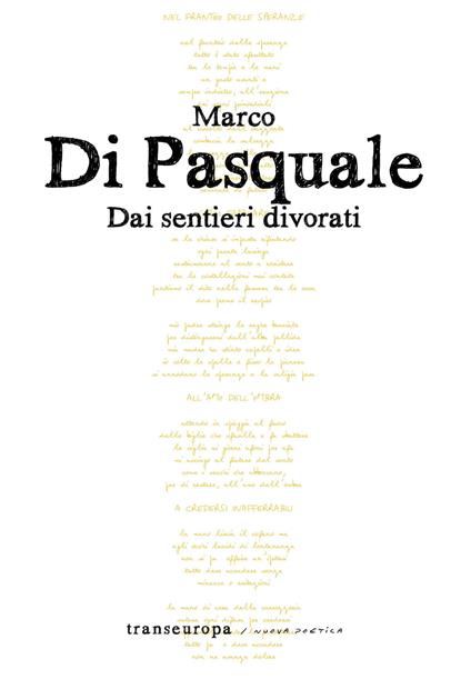 Dai sentieri divorati - Marco Di Pasquale - copertina