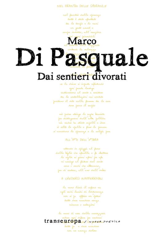 Dai sentieri divorati - Marco Di Pasquale - copertina