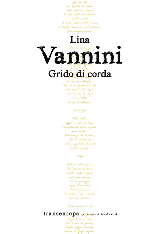 Grido di corda - Lina Vannini - copertina