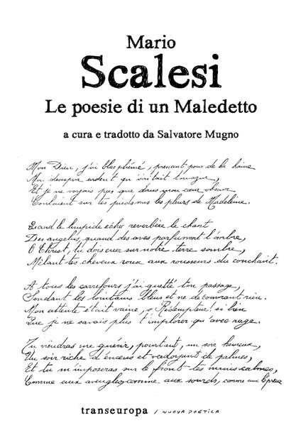 Le poesie di un maledetto. Testo francese a fronte - Mario Scalesi - copertina