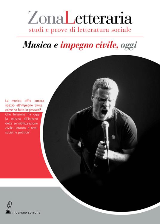 Zona letteraria. Studi e prove di letteratura sociale (2021). Vol. 6: Musica e impegno civile, oggi. - copertina