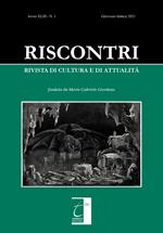 Riscontri. Rivista di cultura e di attualità (2021). Vol. 1: Gennaio-aprile.