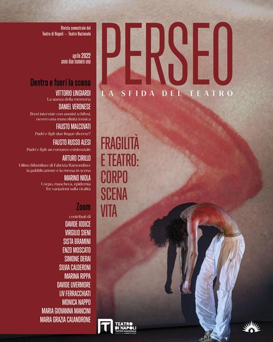 Perseo. La sfida del teatro (2022). Vol. 2: Fragilità e teatro: corpo scena vita - copertina