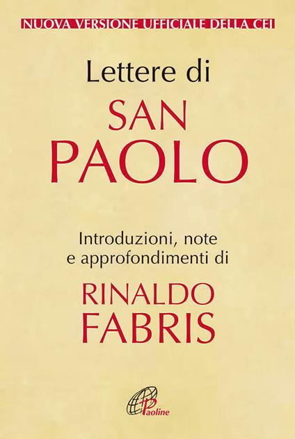 Lettere di San Paolo. Nuova versione ufficiale della CEI - copertina