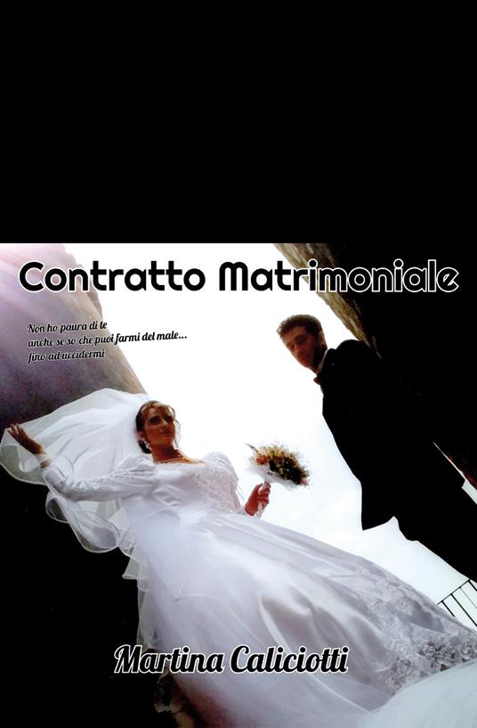 Contratto matrimoniale - Martina Caliciotti - copertina