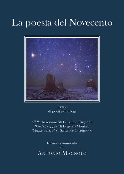 La poesia del Novecento - Antonio Magnolo - copertina