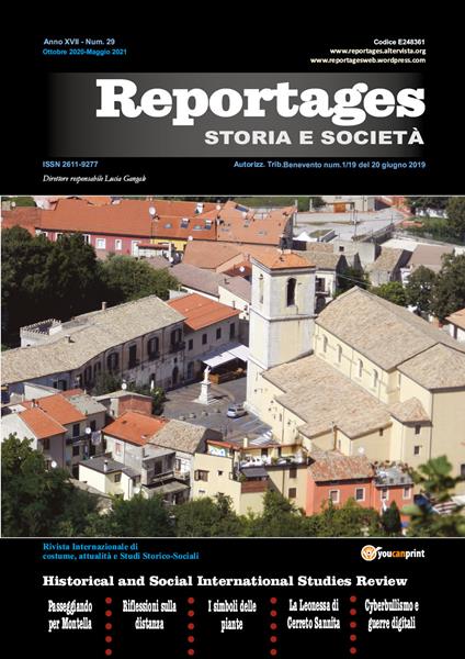 Reportages. Storia e società (2020). Vol. 29 - copertina