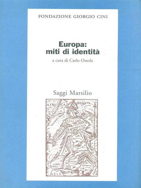 Europa: miti d'identità - copertina