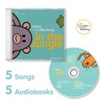 In the jungle. 5 songs + 5 audiobooks