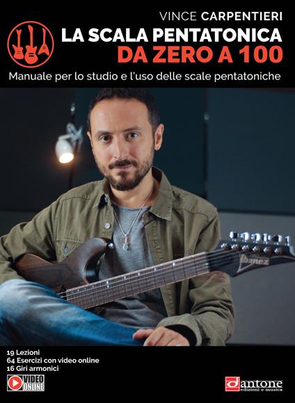 La scala pentatonica da zero a 100 - Vince Carpentieri - copertina