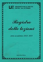 Registro delle lezioni. Anno accademico 2018-2019