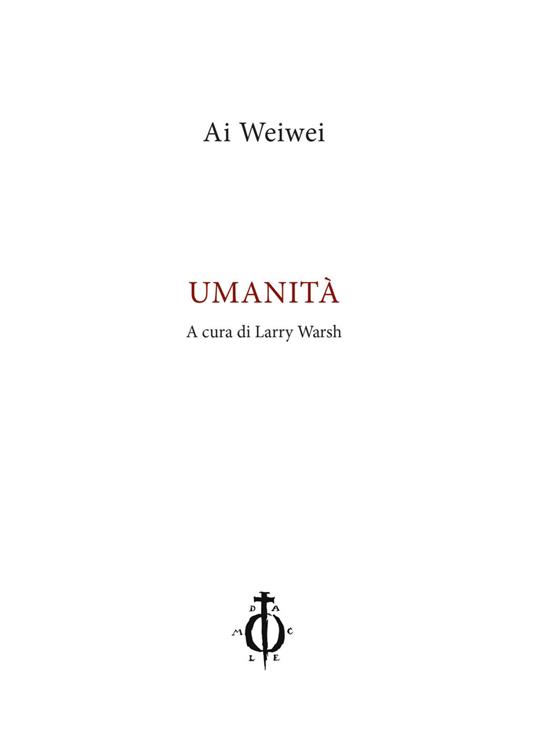 Umanità - Weiwei Ai - copertina