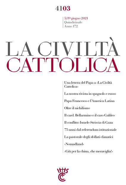 La civiltà cattolica. Quaderni (2021). Vol. 4103 - AA.VV. - ebook