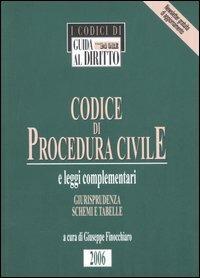 Codice di procedura civile e leggi complementari. Giurisprudenza, schemi e tabelle - copertina