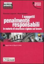 I soggetti penalmente responsabili in materia di sicurezza e igiene sul lavoro