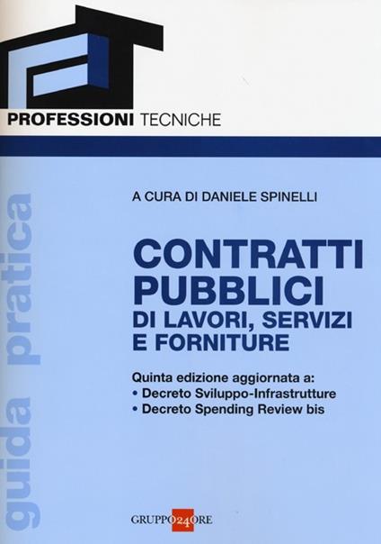 Contratti pubblici di lavori, servizi e forniture - copertina