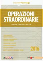 Operazioni straordinarie